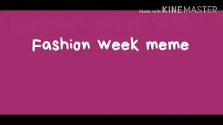 Fashion week (piggy)meme (George)