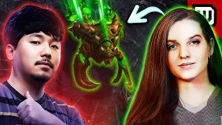 Scarlett's Mass Ultralisks vs Dark! StarCraft 2