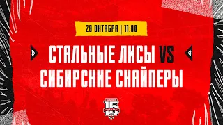 28.10.2023. «Стальные Лисы» – «Сибирские Снайперы» | (OLIMPBET МХЛ 23/24) – Прямая трансляция