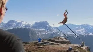 Base jump goes horribly wrong in Norway