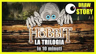 La TRILOGIA de LO HOBBIT in 10 minuti 💍 Draw The Story