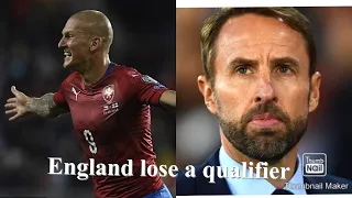 ENGLAND LOSE A QUALIFIER! Czech Republic 2-1 England