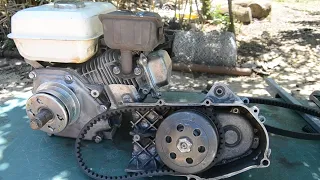 HomeMade 212cc Engine CVT Clutch - Full Video