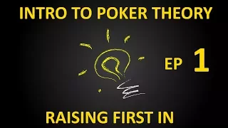 Intro to Poker Theory, Ep1 - Raising First In