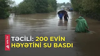 "160 ailə müraciət etdi" - Selə görə 27 nəfər təxliyə edilib - APA TV