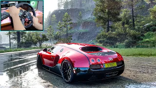 1470HP Bugatti Veyron - Forza Horizon 5 (Steering Wheel + Shifter) Gameplay