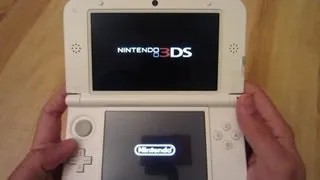 3DS XL White first look + Startup