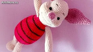 Амигуруми: схема Хрюша. Игрушки вязаные крючком - Free crochet patterns.
