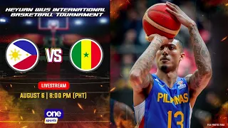 Philippines vs Senegal | 2023 Heyuan WUS International Basketball Tournament - Aug 6, 202
