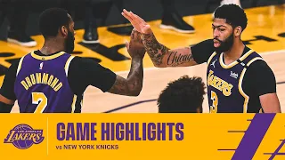 HIGHLIGHTS | Los Angeles Lakers vs New York Knicks