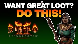 BEST AREAS FOR FARMING LOOT as Frozen Orb/Blizzard/Meteorb Sorceress in Diablo 2: Resurrected