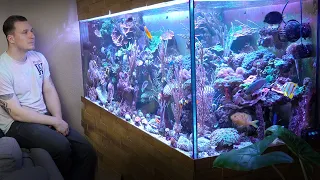 GERMAN REEF TANKS -1000 Liter SALTWATER TANK - coral reef aquarium (new aquascape) *fish + coral*