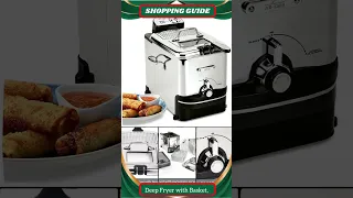 All Clad Deep Fryer with Basket, Easy Clean, Oil Filtration, Large Capacity Pound, Adjust#shorts
