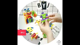 Number Transforming Robot 0-9 Early Learning Math Game Toys 数字变形机器人0-9