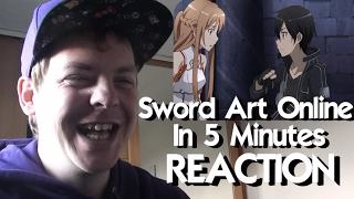 Sword Art Online IN 5 MINUTES - REACTION