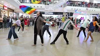 Lucknow 2nd Queer Flashmob organized by Awadh Queer Pride || 12th June || Fun Republic Mall ||