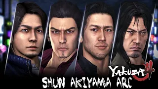Shun Akiyama Arc (Part 1) | Yakuza 4 Remastered | Movie Cutscenes (1080p60 HD) - AnimersiveXP