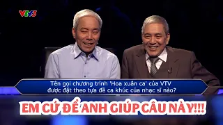 Cặp đôi Anh Em ruột rủ nhau đi thi Ai là triệu phú hết sức đáng yêu