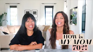 I got my mom to spill her anti-aging secrets! HOW IS SHE 70??