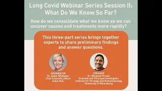 Session II–Long Covid: What Do We Know So Far? With Dr. Bhupesh Prusty