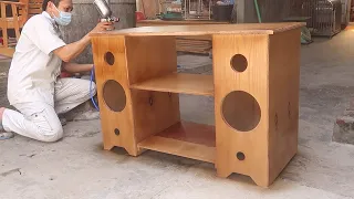 Amazing design for your home - Unique combination of speakers and bookshelf