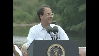 President Clinton Signing the American Heritage Rivers Designation (1998)