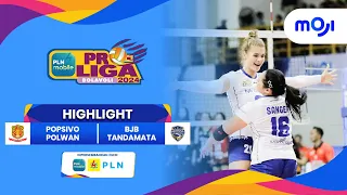 Popsivo Polwan VS BJB Tandamata 2-3 | Highlight PLN Mobile Proliga 2024