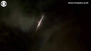 WEB EXTRA: Rocket Debris Lights Up Sky Over Washington State