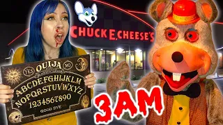 (SCARY) Do Not Play OUIJA BOARD at a Haunted Chuck E Cheese at 3AM!! (5 KIDS WENT MISSING!?)