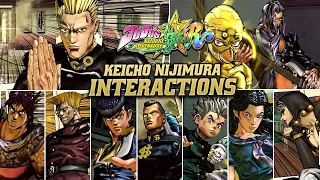 Keicho Nijimura's Interactions | JoJo's Bizarre Adventure: All-Star Battle R