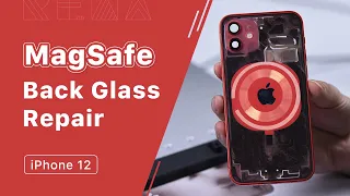 The 1st iPhone 12 MagSafe Back Glass Repair Demo (Almost Failed)
