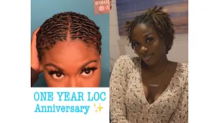 1 Year Loc Anniversary! With Photos and Videos ✨ #locjourney | OH JUU