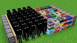 X400 endermans and all tnt minecraft combined?
