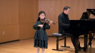 Kabalevsky Violin Concerto in C, Op. 48, 1st mvt - Freya Chen (7yrs old)