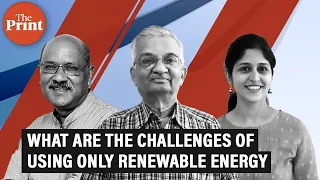 What are the challenges of using only renewable energy