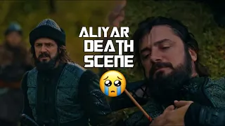 ALIYAR BEY DEATH SCENE😭😭 || 4K VIDEO || TRT Ertugrul By PTV ||