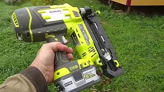 Обзор аккумуляторного нейлера (гвоздезабивателя) Ryobi R18N16G