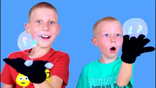 Bouncing Bubbles | Easy Science Experiment To Do At Home With Mike And Jake | STEM | DIY