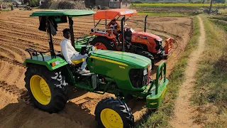 John Deere 5105 V/s Kabota 4501|| JD40 HP ने पीछे छोड़ दिया 45HP kabota ट्रैक्टर को ||