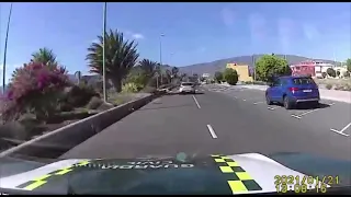 Espectacular persecución de la Guardia Civil por la GC-1