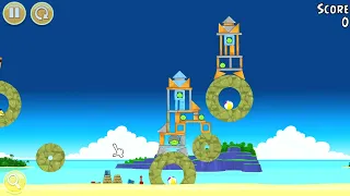 Angry Birds Classic - Bonus! Surf And Turf (Chapter 1) Level 1 - 15 Gameplay