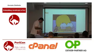 Gonzalo Diethelm. Embedding JavaScript in Perl