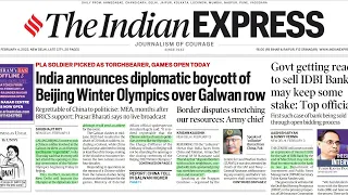 4th February, 2022. The Indian Express Newspaper Analysis presented by Priyanka Ma'am (IRS).