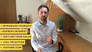 Video Introductions for Job Applications