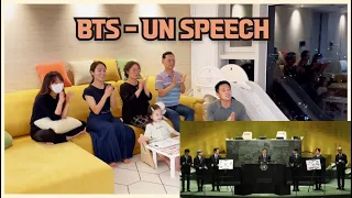 BTS - UN Speech 2021 REACTION / Korean ARMY Family's Reaction