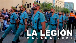 La Legión Cristo de Mena Málaga Semana Santa 2022 | Novio de la Muerte | Spanish Legion