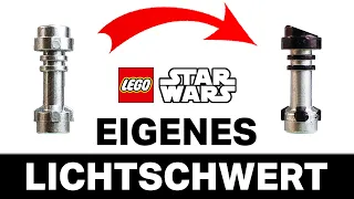 EIGENES Lego Star Wars Lichtschwert herstellen! 😍 Tutorial