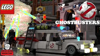 LEGO Ghostbusters Stop Motion Animation, MOC#82 Ghostbuster Ecto-1