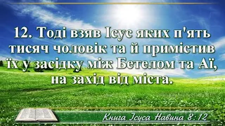 ВідеоБіблія Книга Ісуса Навина розділ 8 Хоменка