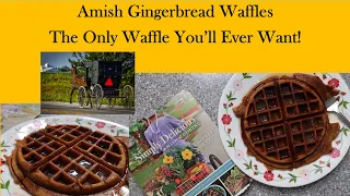 Amish Gingerbread Waffles! The Perfect Christmas Breakfast